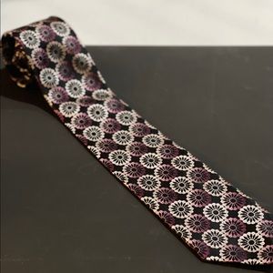 Signature Carrington Purple Ombré Floral Tie
